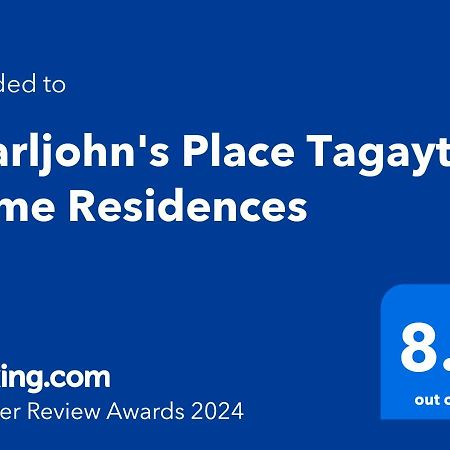 Pearljohn'S Place Tagaytay Prime Residences Tagaytay City Esterno foto